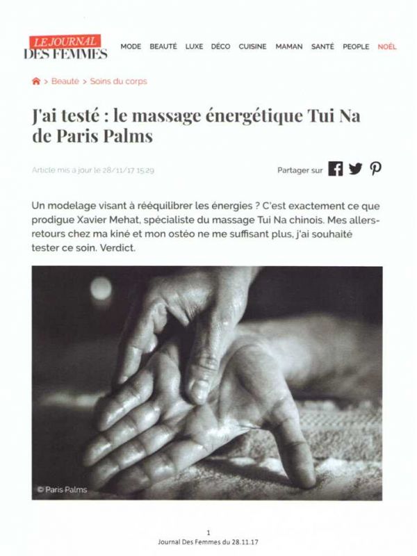 paris palms journal des femmes 28 novembre 2017 - 1